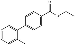 2'-甲基联苯-4-羧酸乙酯分子式结构图