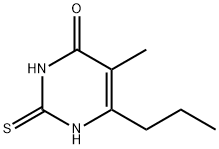 4-HYDROXY-5-METHYL-6-N-PROPYLPYRIMIDINE-2-THIOL分子式结构图