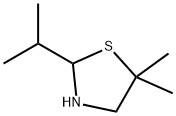 5,5-Dimethyl-2-Isopropylthiazolidine分子式结构图