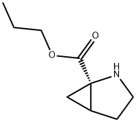 2-Azabicyclo[3.1.0]hexane-1-carboxylicacid,propylester,(1R)-(9CI)分子式结构图