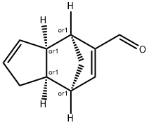 4,7-Methano-1H-indene-5-carboxaldehyde, 3a,4,7,7a-tetrahydro-, (3aalpha,4alpha,7alpha,7aalpha)- (9CI)分子式结构图