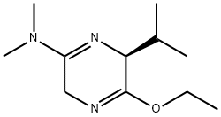 Pyrazinamine, 5-ethoxy-3,6-dihydro-N,N-dimethyl-6-(1-methylethyl)-, (S)- (9CI)分子式结构图