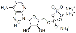 腺苷-8-14C 5'-二磷酸三氢铵盐分子式结构图