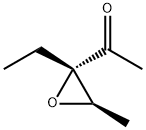 Ethanone, 1-(2-ethyl-3-methyloxiranyl)-, trans- (9CI)分子式结构图