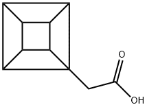 2-(立方烷-1-基)乙酸分子式结构图