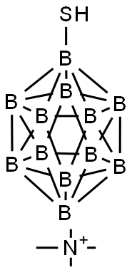 TrimethylammoniummercaptododecaboratenaturalBabundance,Me3NH-BSH分子式结构图