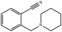 2-(哌啶-1-基甲基)苯甲腈分子式结构图