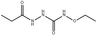 Propanoic  acid,  2-[(ethoxyamino)carbonyl]hydrazide分子式结构图