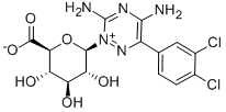 LAMOTRIGINE-2N-GLUCURONIDE分子式结构图