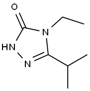 4-乙基-3-异丙基-1H-1,2,4-三唑-5(4H)-酮分子式结构图