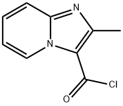 2-甲基咪唑并[1,2-A]吡啶-3-甲酰氯分子式结构图