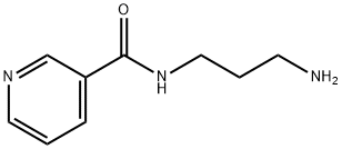 N-(3-aminopropyl)nicotinamide分子式结构图