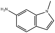 1-甲基-6-氨基吲哚分子式结构图