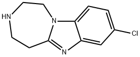 1H-[1,4]Diazepino[1,7-a]benziMidazole, 8-chloro-2,3,4,5-tetrahydro-分子式结构图