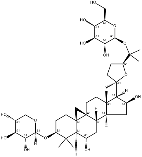 异黄芪皂苷IV分子式结构图