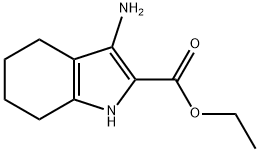 1H-Indole-2-carboxylicacid,3-amino-4,5,6,7-tetrahydro-,ethylester(9CI)分子式结构图