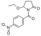 (+-)-5-Ethoxy-1-(4-nitrobenzoyl)-2-pyrrolidinone分子式结构图