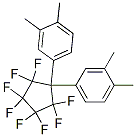 1,1-Bis-(3,4-xylyl)-octafluorocyclopentane分子式结构图