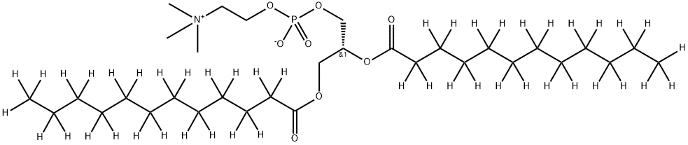 L-α-Dilauroyl Phosphatidylcholine-d46分子式结构图