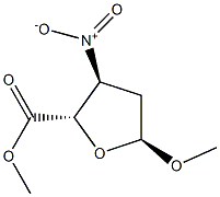 alpha-D-erythro-Pentofuranosiduronicacid,methyl2,3-dideoxy-3-nitro-,methylester(9CI)分子式结构图