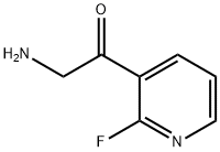 Ethanone, 2-amino-1-(2-fluoro-3-pyridinyl)- (9CI)分子式结构图