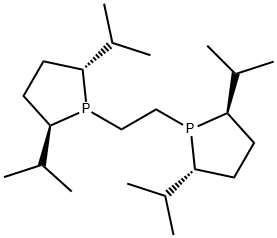 1,2-双[(2R,5R)-2,5-二异丙基膦烷基]乙烷分子式结构图