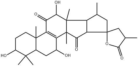 赤芝孢子内酯B分子式结构图