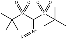 双(叔-丁基黄酰基)重氮甲烷分子式结构图