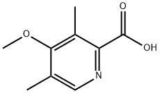 4-甲氧基-3,5-二甲基吡啶甲酸分子式结构图