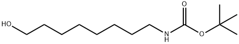 8-(BOC-氨基)-1-辛醇分子式结构图