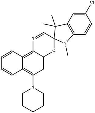 紫红色光致变染料分子式结构图