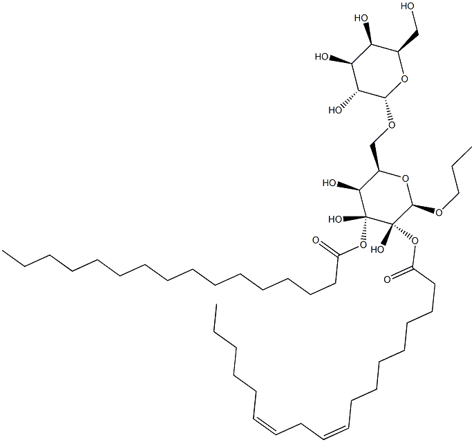 双半乳糖二酰甘油分子式结构图