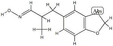 (NE)-N-[3-(1,3-benzodioxol-5-yl)-2-methylpropylidene]hydroxylamine分子式结构图