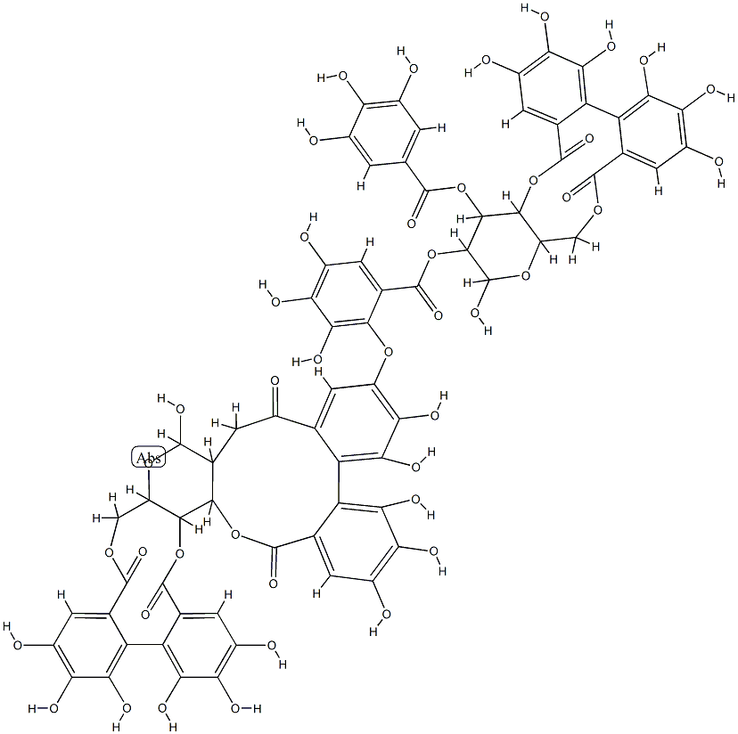 camelliatannin H分子式结构图