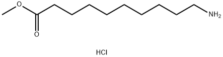 10-氨基癸酸甲酯盐酸盐分子式结构图