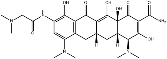 9-(N,N-dimethylglycylamido)minocycline分子式结构图