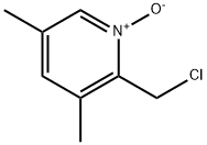 2-氯甲基-3,5-二甲基吡啶氮氧化物分子式结构图