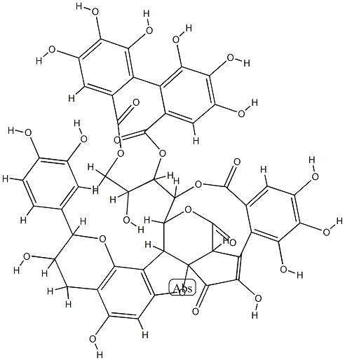 camelliatannin F分子式结构图