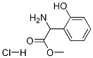 RS-2-羟基苯甘氨酸甲酯盐酸盐分子式结构图