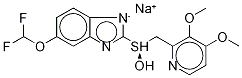 (R)-(+)-Pantoprazole Sodium Salt分子式结构图