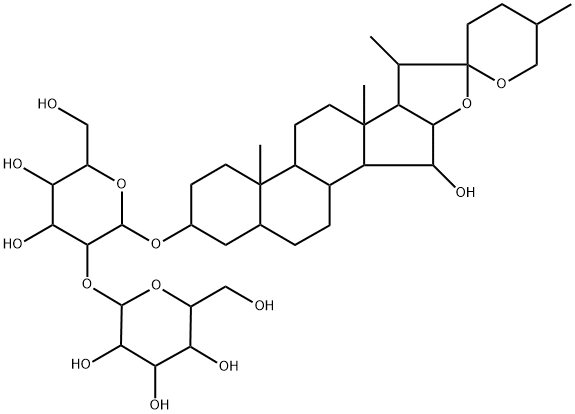 知母皂苷III分子式结构图