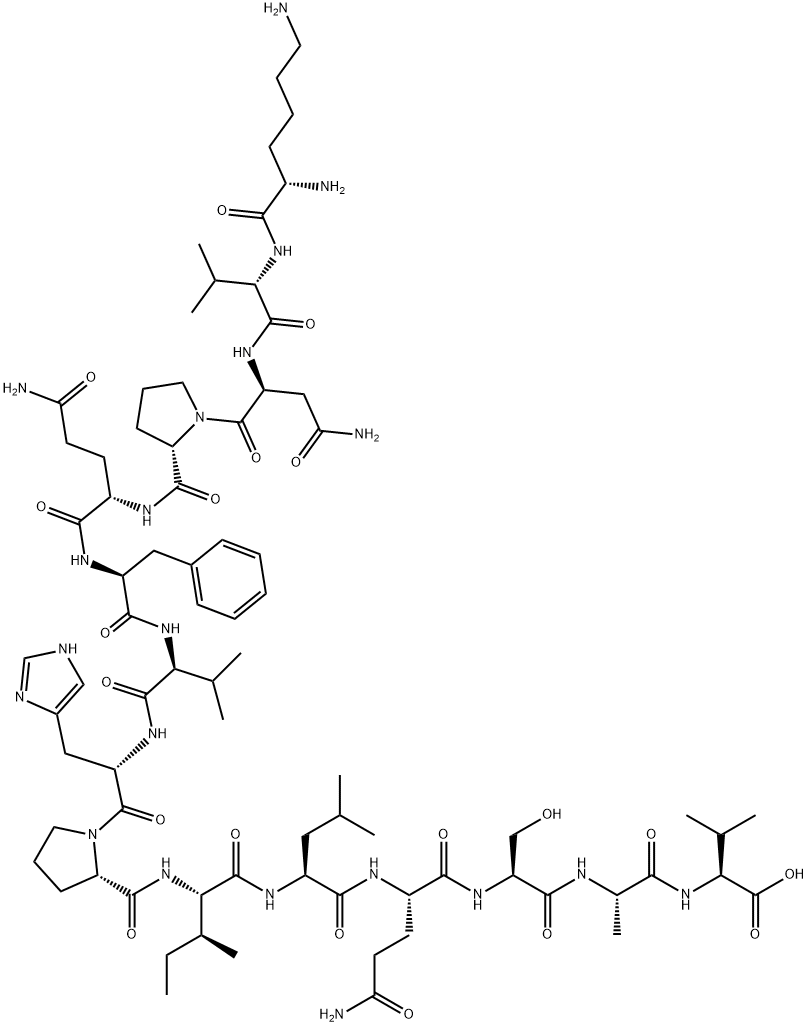 PROTEIN KINASE C ALPHA PEPTIDE分子式结构图