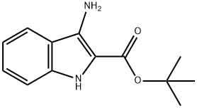 3-AMINO-1H-INDOLE-2-CARBOXYLIC ACID TERT-BUTYL ESTER分子式结构图