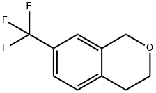 7-(TRIFLUOROMETHYL)ISOCHROMAN分子式结构图