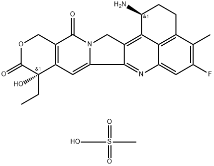 甲磺酸伊喜替康分子式结构图