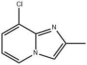 8-氯-2-甲基咪唑并[1,2-A]吡啶分子式结构图