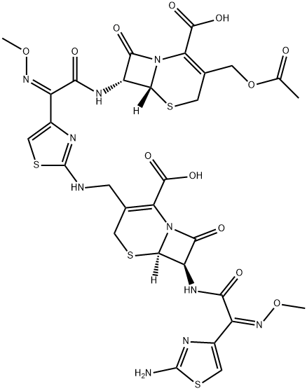 头孢噻肟杂质F分子式结构图