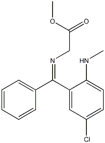 地西泮杂质3分子式结构图