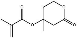 甲基丙烯酸甲瓦龙酸内酯(含稳定剂甲氧基氢醌)分子式结构图