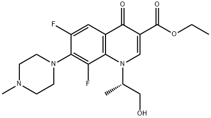 左氧氟沙星杂质22分子式结构图